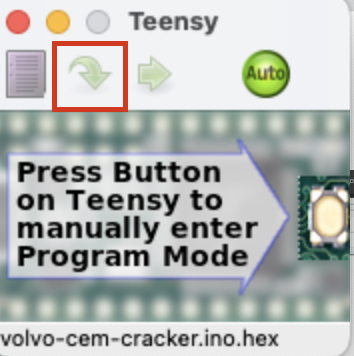 Teensy program button