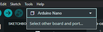 Arduino IDE device selector #1